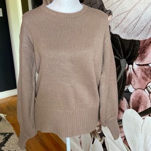 Backless Knit Sweater